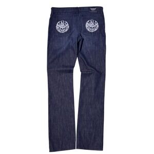 Rock & Republic Stella Jeans Womens 32x35 Straight Leg Stretch Denim